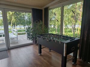 piłkarzyki w salonie