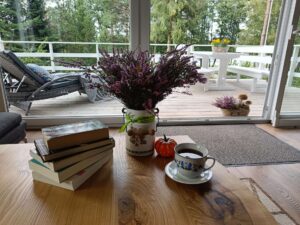 dekoracja na stoliku